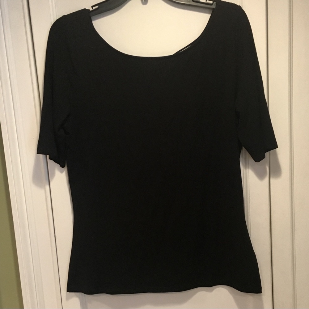 Ann Taylor/ White & Black Top, Size M